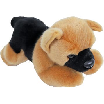 Duitse Herder knuffel - pluche - 20 cm - liggend - hond, Verzenden, Nieuw
