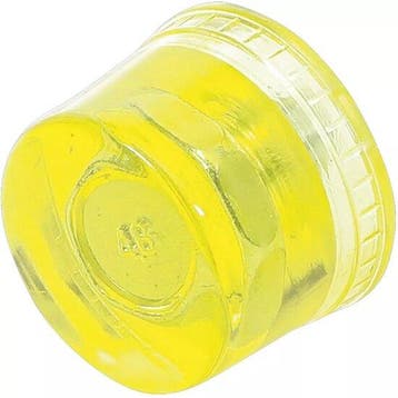 Kunststof reserve kop geel diameter 35 mm, Verzenden, Nieuw