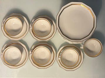 Bernardaud & Co. Limoges - Theeservies (31) - Porselein - 48