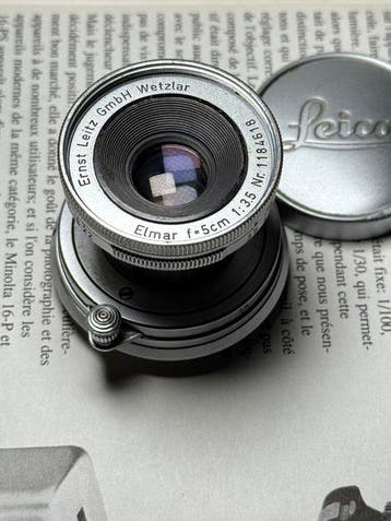 Leica Elmar f=5cm 1:3.5 Nr.1184618 Cameralens, Verzamelen