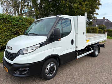 Iveco Daily 35C16 3.0 , kipper , trekhaak 3500 Kg ,, Gebruikt, Euro 6, Iveco, Wit