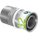 Uponor S-Press Plus perskoppeling 1 buitendraad x Ø32 punts, Verzenden, Nieuw