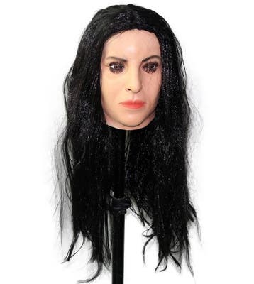 Vrouwenmasker Monica Bellucci (zwart haar), Verzenden, Nieuw