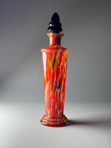 Franz Welz - Bohemia - Parfumfles - Art Deco - spotterglas -
