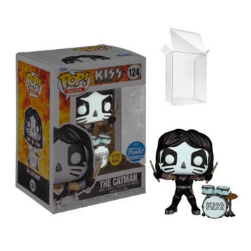 Funko Pop! Kiss - Peter Criss The Catman #124  in the Dark, Verzenden, Nieuw