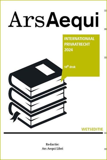 9789493333185 Ars Aequi Wetseditie - Internationaal Priva..., Boeken, Verzenden, Zo goed als nieuw, Ars Aequi Libri