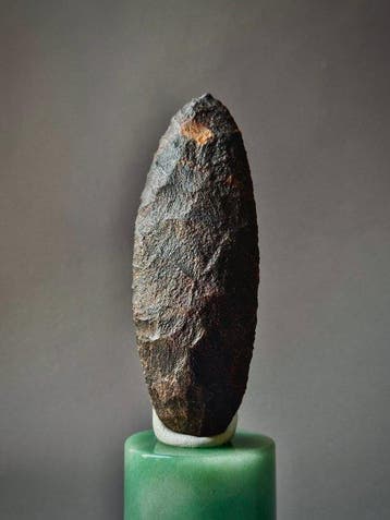 Prehistorie Silex Werktuig - 125 mm, Antiek en Kunst