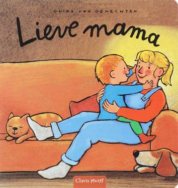 Lieve mama kartonboekje / Peuterlijn - Guido Van Genechten, Verzenden, Zo goed als nieuw, Guido Van Genechten