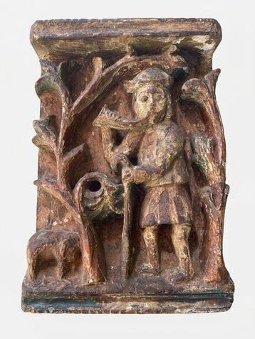 Christelijke voorwerpen - Polychroom hout - 1850-1900 -