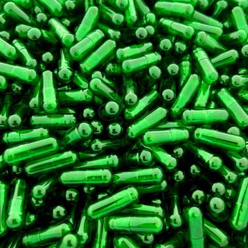 Capsules Maat 4 Groen/Transparant       2000 stuks, Ophalen of Verzenden, Nieuw