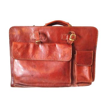 IN WINKEL Leren tas - Briefcase - Aktetas- The Bridge -, Ophalen of Verzenden, Nieuw