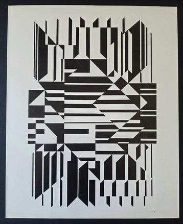 Victor Vasarely (1906-1997) - Tilla, 1958 , tirage de