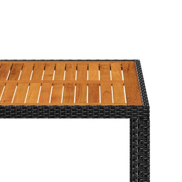 Polyrotan Tuinset Corfu 5-delig Zwart (Tuinbanken-Tuinsets), Tuin en Terras, Tuinsets en Loungesets, Verzenden, Nieuw