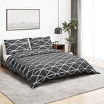 vidaXL Dekbedovertrekset 200x200 cm katoen grijs, Verzenden, Nieuw, Grijs