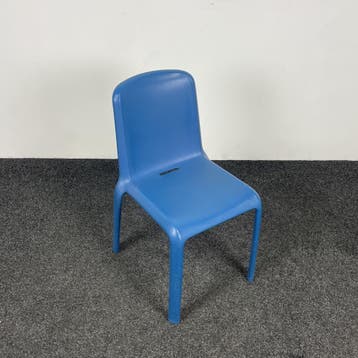 Kantinestoel Pedrali Snow 300 - Blauw, Ophalen of Verzenden, Gebruikt, Blauw