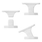 ProPlus Deurvanger scharnierend - 2-delig - wit - veelzij..., Ophalen of Verzenden, Nieuw