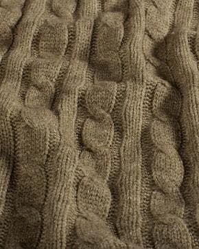 Viscose/Polyester Kabelstof Oud Groen, Nieuw, Groen