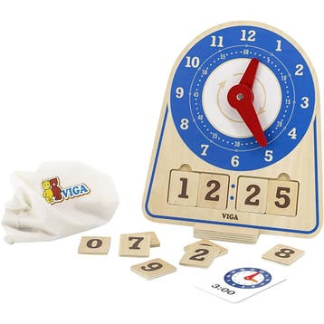 titVIGA Leerklok, H: 28 cm, L: 26 cm, B: 13, 1 stuk, Nieuw in verpakking