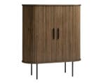 Opbergkast Nola eiken 100x40x118 cm - Bruin, Ophalen of Verzenden, Nieuw