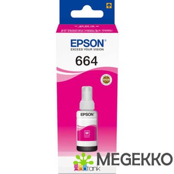 Epson T6643 Magenta 70ml inkt voor ecotank, Verzenden, Nieuw, Epson