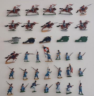 Frankrijk - 36 x Tinnen figuren - Soldiers Napoleon Wars -, Nieuw