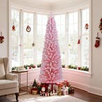 2dekans | Coast Roze Kunstkerstboom 180 cm – Slanke, Ophalen of Verzenden, Zo goed als nieuw