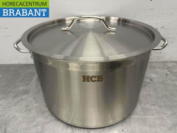 HCB RVS Soeppan Kookpan Pan Inductie 40 x 26 cm 32 liter, Ophalen of Verzenden, Nieuw in verpakking
