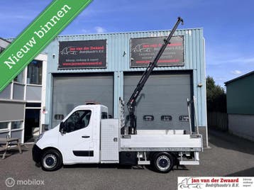 Zakelijke lease - Renault Master T35 2.3 DCI Open laadbak, Gebruikt, Euro 6, Verwarmde buitenspiegels, Wit