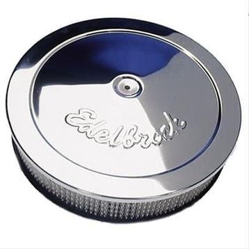 Luchtfilter edelbrock 14 inch chroom, Ophalen of Verzenden, Nieuw