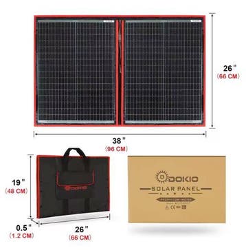 Opvouwbaar Zonnepaneel 100-300W met 12V Controller