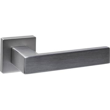 Intersteel Cunera deurkruk op vierkant rozet - RVS, Verzenden, Nieuw