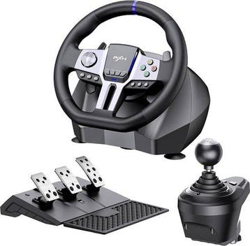 Race Stuur - Met Pedalen en Shifter - 270/900°- Game Stuur, Verzenden, Nieuw