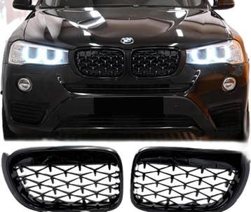 Grillen set | Nieren | geschikt voor BMW X3 F25 LCI / X4 F26, Verzenden, Nieuw, BMW