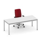 Werktafel/bureau 180x90 cm, grijs/lichtgrijs, hoogte, Ophalen of Verzenden, Gebruikt