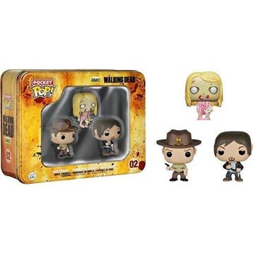 Funko Pop! The Walking Dead - 02 Tin Box 3 pakket #02, Verzamelen, Poppetjes en Figuurtjes, Verzenden, Nieuw