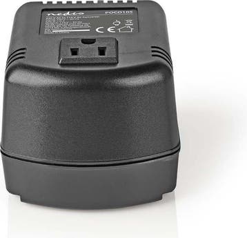 Nedis Spanningsomvormer 100W – 230V naar 110V – Geaarde, Ophalen of Verzenden, Zo goed als nieuw