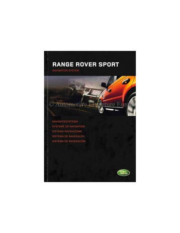 2004 RANGE ROVER SPORT NAVIGATIESYSTEEM INSTRUCTIEBOEKJE, Auto diversen, Handleidingen en Instructieboekjes