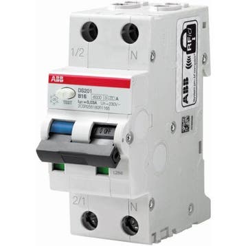ABB Aardlekautomaat 1P+N B20 30mA DS201, Ophalen of Verzenden, Nieuw