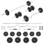 vidaXL Halterset 30 kg, Sport en Fitness, Verzenden, Nieuw