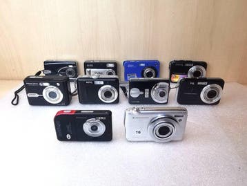 Altro, Vivitar, Polaroid, Agfa Lotto di 10 fotocamere, Nieuw