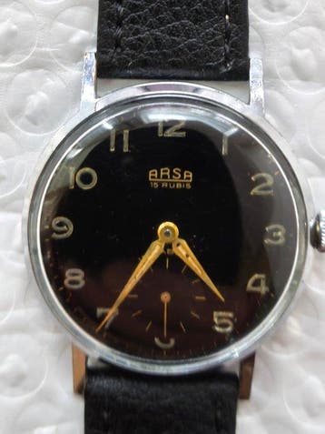 ARSA - Wehrmachtswerk – black military dial – cal. Unitas, Nieuw