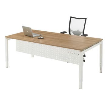 Recht N-poot bureau, 200 x 80 cm, Overige plaatsen, Ophalen of Verzenden, Nieuw in verpakking, Bureau