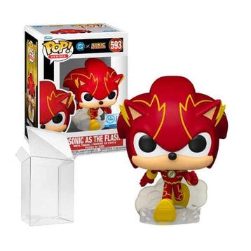 Funko Pop  x Sonic the Hedgehog  Sonic as The Flash  593 SE, Verzamelen, Verzenden, Nieuw