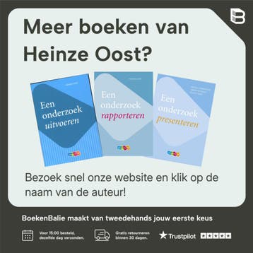Een onderzoek voorbereiden - Heinze Oost 9789006978131, Verzenden, Gelezen, Heinze Oost