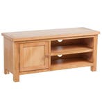vidaXL Tv-meubel 103x36x46 cm massief eikenhout, 100 tot 150 cm, Verzenden, Nieuw, Minder dan 100 cm