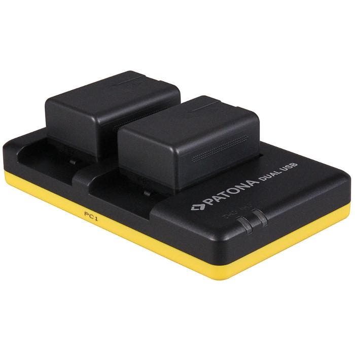 Panasonic VW-VBT190 / VW-VBT380 Dual USB lader (Patona), Audio, Tv en Foto, Opladers, Nieuw, Verzenden