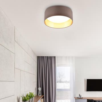 LED Plafondlamp - Trion Lukaku - Warm Wit - 3000K - 12W -, Huis en Inrichting, Ophalen of Verzenden, Nieuw, Kunststof, Overige fittingen