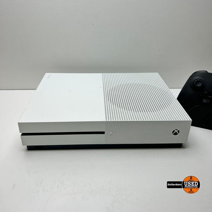 Xbox One S 1TB Wit - Met Controller, Spelcomputers en Games, Spelcomputers | Xbox Series X en S, Gebruikt, Verzenden