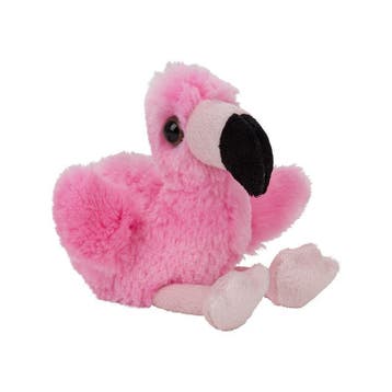 Nature Planet flamingo knuffel - pluche - 13 cm - tropische, Verzenden, Nieuw