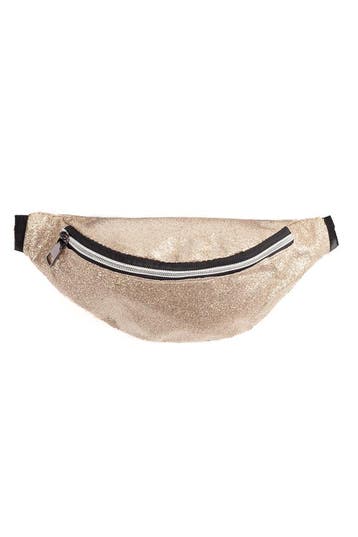 KIMU® Heuptasje Champagne Glitters Heuptas Goud Fanny Pack G, Ophalen of Verzenden, Nieuw, Overige typen